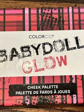 Women's Make-Up Highlighter Cheek Blush/BabyGlow/from Colorco. 3 Shades & Mirror